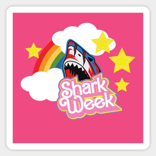 Shark Week Barbie Magnet